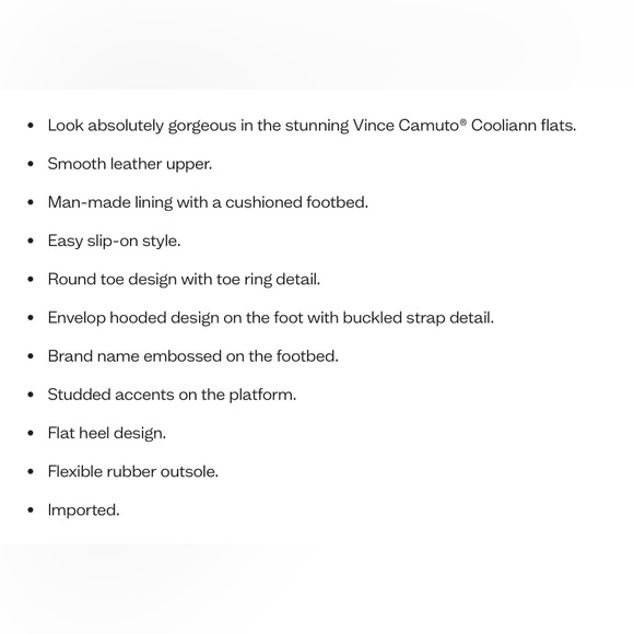 NWOT- Vince Camuto ‘Cooliann’ Studded Leather Toe Loop Sandal - Picture 3 of 10